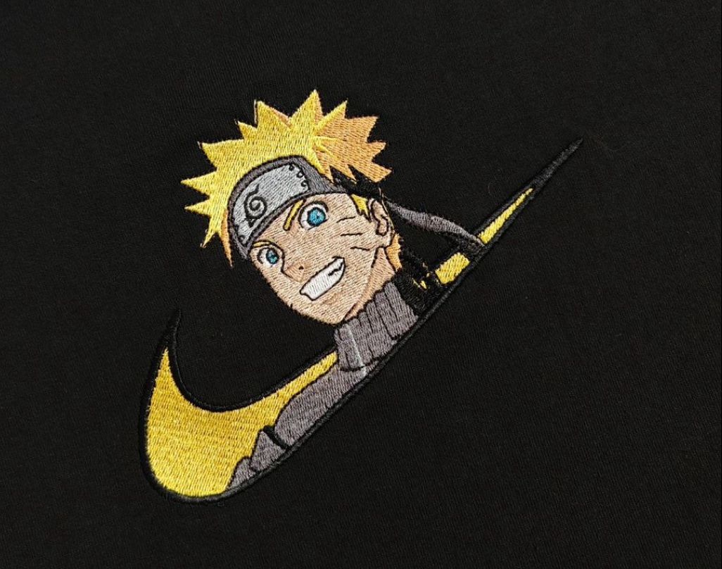 Hoodie bordado de naruto